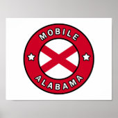 Poster Alabama mobile (Devant)