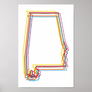 Poster alabama pride blur