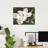 Poster Alabama Sud Magnolia PEINTURE (Bureau à domicile)