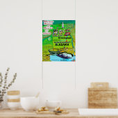 Poster Alabama USA (Cuisine)