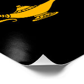 Poster Aladdin zombie et génie zombie (Coin)