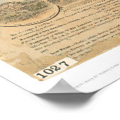 Poster Alameda, CA. Carte panoramique (0540A) (Coin)