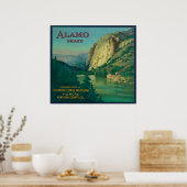 Poster Alamo Orange LabelFillmore, CA (Cuisine)