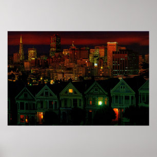 Poster Alamo Square San Francisco