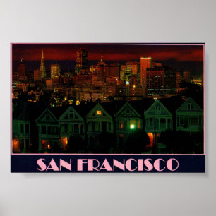 Poster Alamo Square San Francisco
