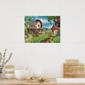 Poster Alan Giana "Country Home" (Cuisine)