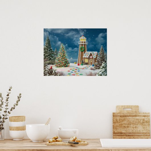 Poster Alan Giana "Gingerbread Light 2" (Cuisine)