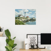 Poster Alan Giana "Portland Head Light" (Bureau à domicile)