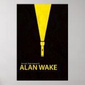 Poster Alan Wake Minimal (Devant)