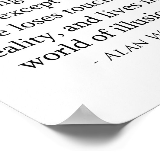 Poster Alan Watts (Coin)