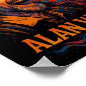 Poster Alan Watts Laugh Galaxy Universe Psychedelic Art P (Coin)