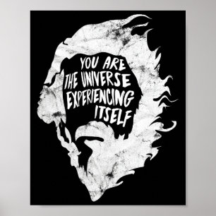 Poster Alan Watts Vous êtes l'univers qui s'expérimente