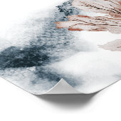 Poster ALANA Océan tropical Coral Beach Mariage Bienvenue (Coin)