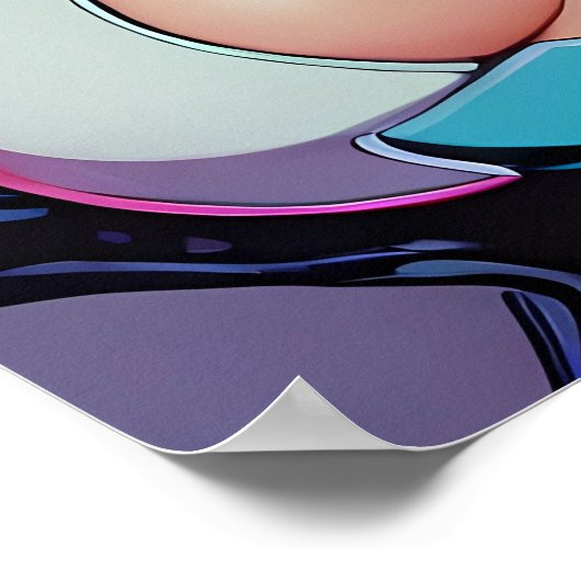 Poster Alarme à deux tons à l'Agence spatiale Ken Gage (Coin)