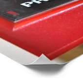 POSTER ALARME DE FEU DE CAFÉ (Coin)