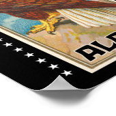 Poster Alaska - Aigle Vintage (Coin)