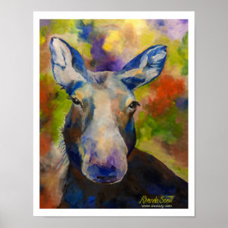 Poster Alaska M. Moosey Moose Matte Imprimer