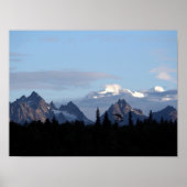 Poster Alaska Mountain Range Denali Photo (Devant)