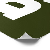 Poster Alaska. Parc national et réserve de Denali (Coin)