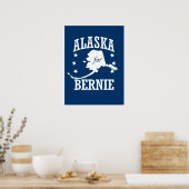 POSTER ALASKA POUR BERNIE SANDERS (Cuisine)