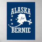 POSTER ALASKA POUR BERNIE SANDERS (Devant)
