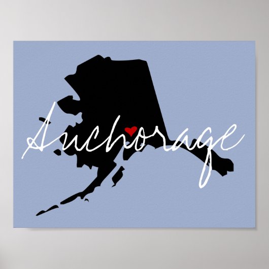 Poster Alaska Town (Devant)