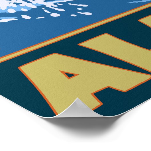 Poster AlaskaFlly Fishing Scène (Coin)