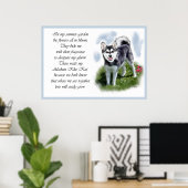 Poster Alaskan Klee Kai Art (Bureau à domicile)