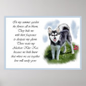 Poster Alaskan Klee Kai Art (Devant)