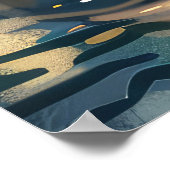 Poster Alaskan Malamute Noël Festive Voyage (Coin)