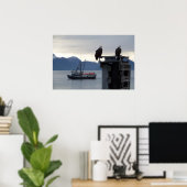 Poster "Alaskan Sunset" (Bureau à domicile)