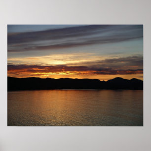 Poster Alaskan Sunset II Belle photographie de l'Alaska