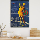 Poster Alassio, Italie (Cuisine)