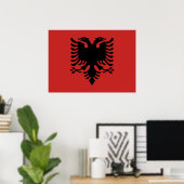 Poster Albanian Coat of arms (Bureau à domicile)