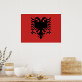 Poster Albanian Coat of arms (Cuisine)