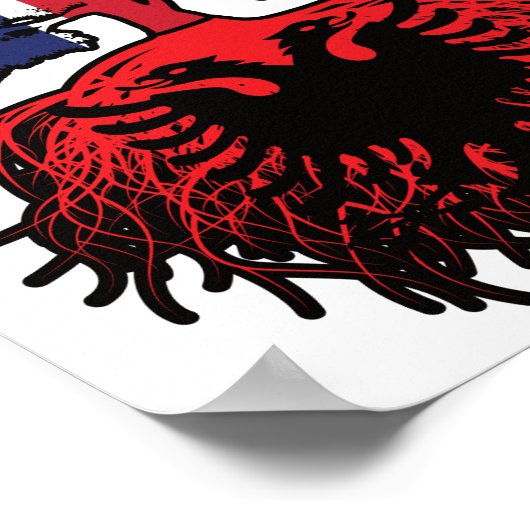 Poster Albanie Albanie Royaume-Uni Royaume-Uni Royaume-Un (Coin)