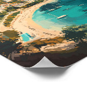 Poster Albanie Travel Art Vintage (Coin)