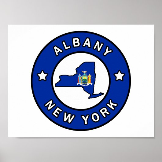 Poster Albany New York (Devant)