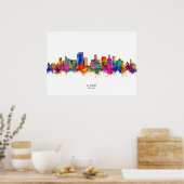 Poster Albany New York Skyline (Cuisine)