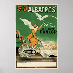 Poster Albatros Cycles vintages
