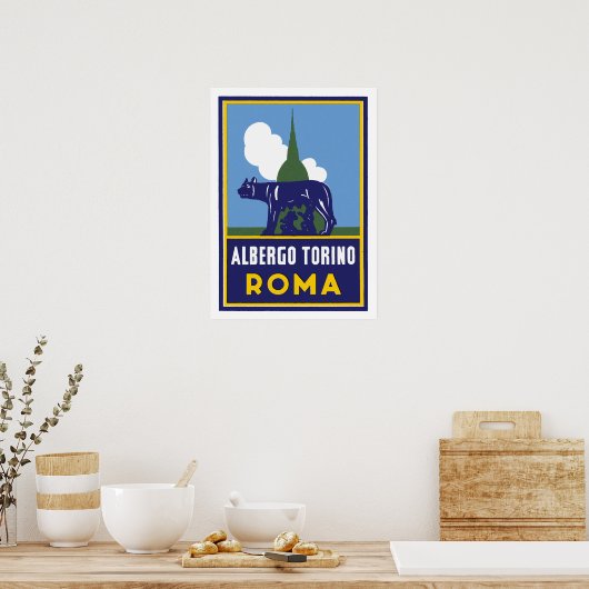 Poster Albergo Torino Roma (Cuisine)