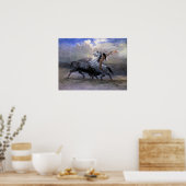 Poster Albert Bierstadt Esquisse pour le Dernier (Cuisine)