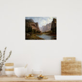 Poster Albert Bierstadt Gates de Yosemite (Cuisine)