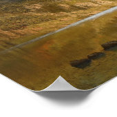 Poster Albert Bierstadt - Indiens pêche à la traîne (Coin)