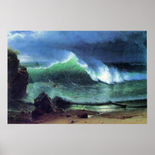 Poster Albert Bierstadt, mer d'Emeraude