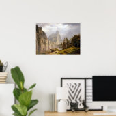 Poster Albert Bierstadt Merced River, vallée de Yosemite (Bureau à domicile)