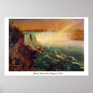 Poster Albert Bierstadt, Niagara Falls.