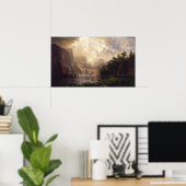 Poster Albert Bierstadt - Parmi la Sierra Nevada (Bureau à domicile)