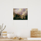 Poster Albert Bierstadt - Paysage des Rocheuses (Cuisine)
