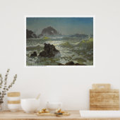 Poster Albert Bierstadt-Seal Rock, Californie (Cuisine)